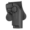 Cytac airsoft holster in black, designed for secure firearm retention and quick draw action
