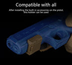 MATRIX airsoft holster designed for compatibility with all pistols featuring built-in accessories