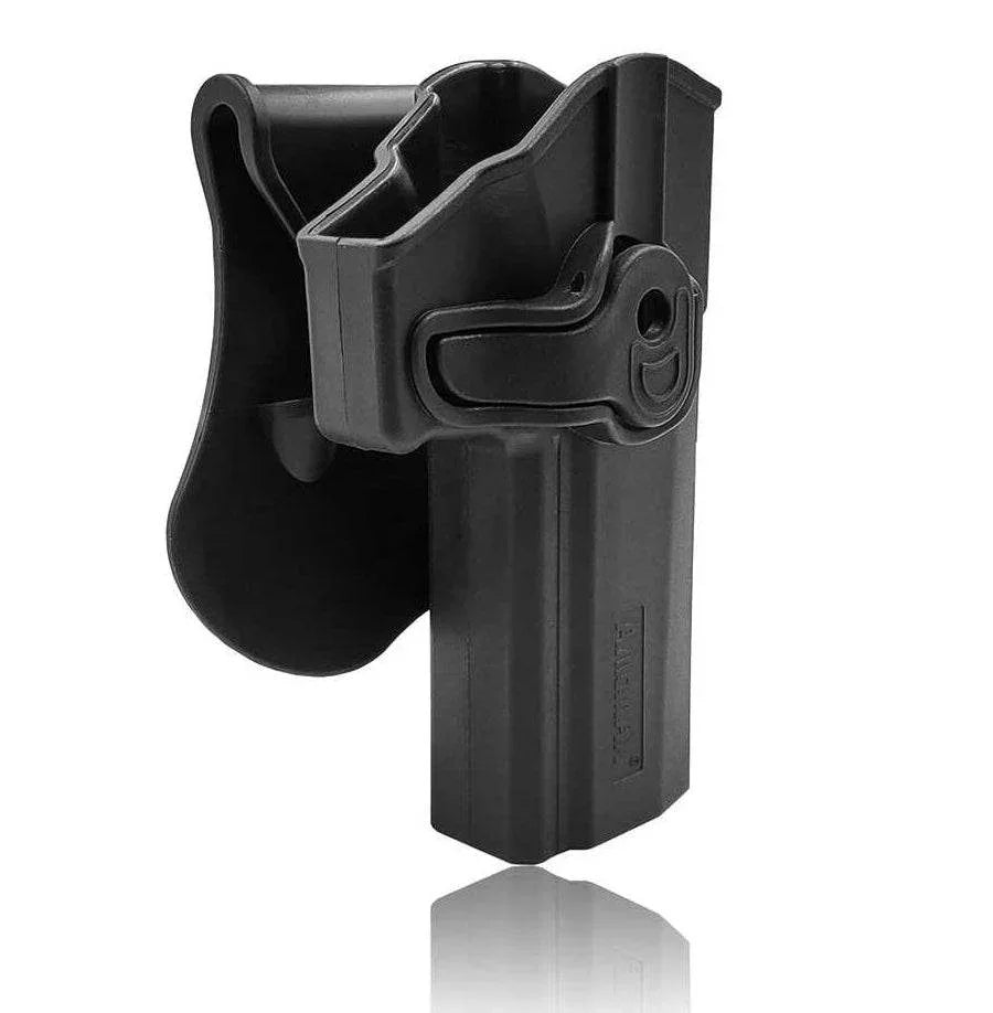 AMOMAX AIRSOFT HOLSTER designed for secure firearm retention and quick access during airsoft games