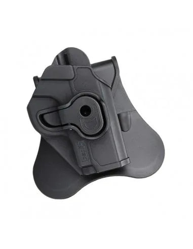 CYTAC Airsoft Holster for SIG Sauer featuring a secure retention system and ergonomic design