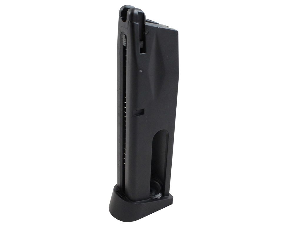 KWC Beretta PT92 CO2 magazine black replacement accessory with base plate for CO2 airsoft pistol