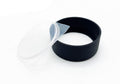 AD CUSTOM Airsoft Lens Protector in Black with a Transparent Cover for Enhanced Protection