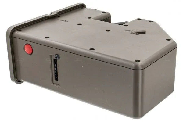 KRYTAC LMG airsoft magazine in tan color for high-capacity gameplay