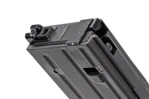 ANGRYGUN Airsoft Magazine featuring a durable and lightweight design for competitive play