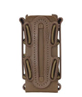 IDOGEAR Airsoft Magazine Pouch in brown with durable construction and elastic retention straps