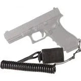 ASG Airsoft Pistol Lanyard with Coil and Attachment for Secure Gun Carrying