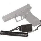 ASG Airsoft Pistol Lanyard with Coil and Attachment for Secure Gun Carrying