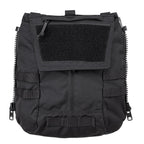 IDOGEAR black tactical airsoft pouch with zipper and velcro panels for secure storage
