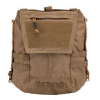 IDOGEAR tan AIRSOFT POUCH with multiple straps and a zippered top for secure storage