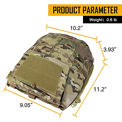 IDOGEAR camouflage AIRSOFT POUCH with multiple compartments and Velcro patch panel for tactical use