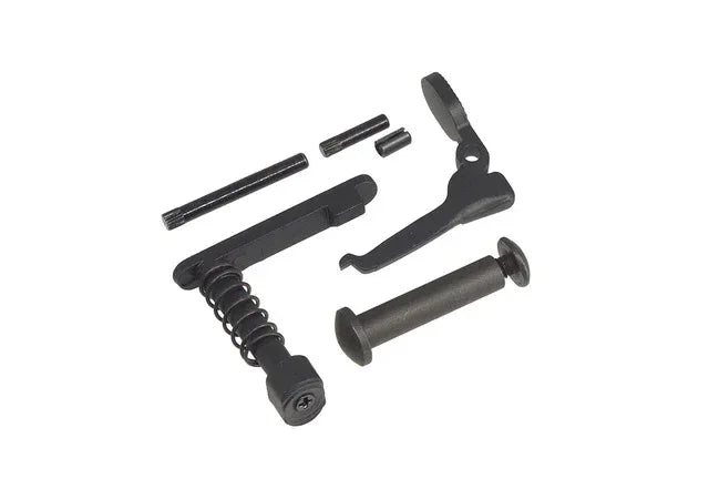 E&C airsoft receiver assembly kit with components for upgrading or repairing airsoft guns