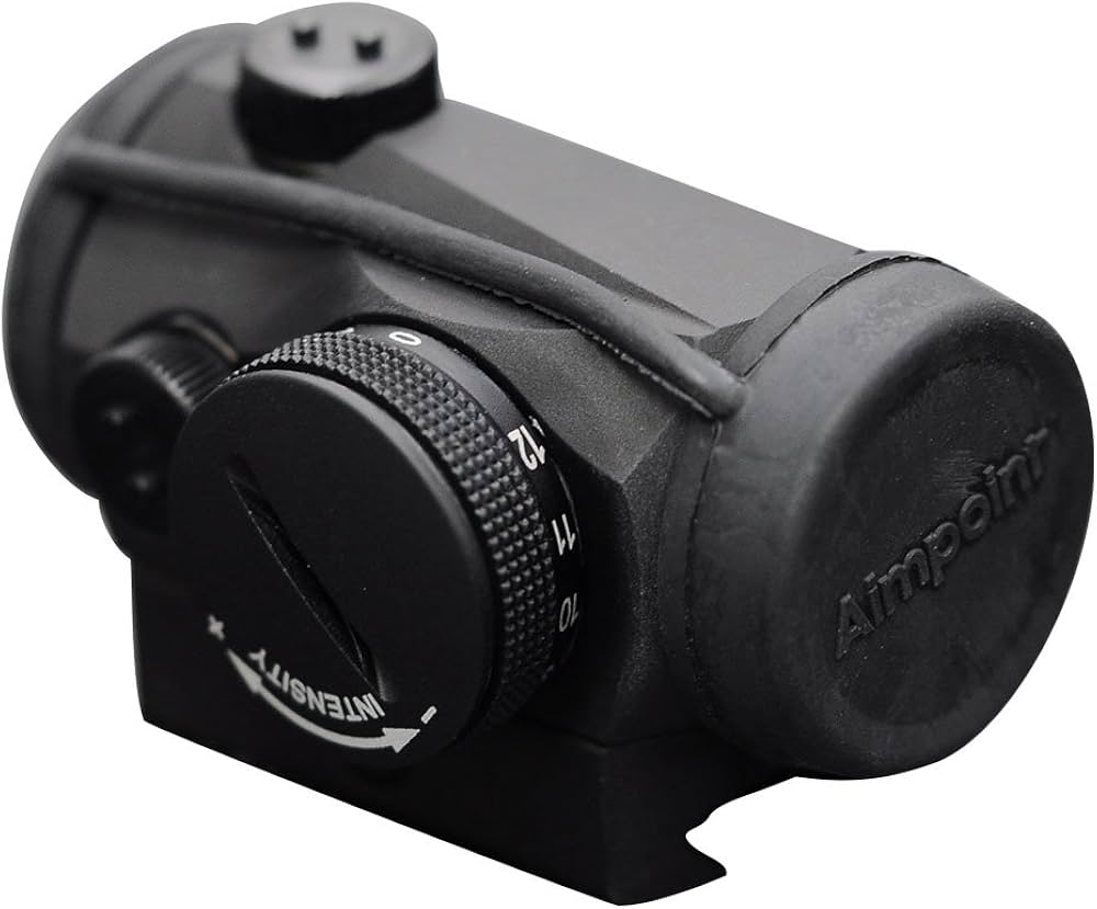 Holy Warrior airsoft red dot sight with adjustable brightness controls for accurate targeting
