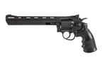 WELL Airsoft Revolver with a sleek black design and ergonomic grip for accurate shooting