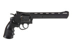 WELL Airsoft Revolver in black with a sleek design and durable construction for gameplay