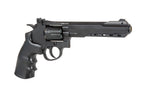 WELL Airsoft Revolver with a sleek black finish and realistic design for outdoor games