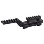Holy Warrior Airsoft Riser Mount in Black for Enhanced Scope and Accessory Height