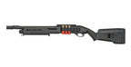 CYMA airsoft shotgun with a tactical design and adjustable stock for enhanced gameplay