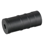 Black 5KU Airsoft Silencer Accessory for Improved Stealth in Airsoft Games