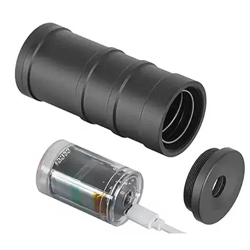 5KU Airsoft Silencer in Black with Removable Components for Enhanced Shooting Experience