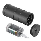 5KU Airsoft Silencer in Black with Removable Components for Enhanced Shooting Experience