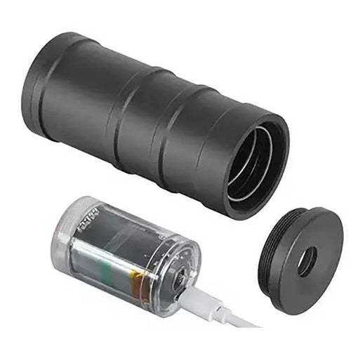 5KU Airsoft Silencer in Black with Removable Components for Enhanced Shooting Experience