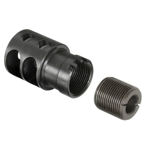 5KU Airsoft Steel Muzzle Brake with Enhanced Flash Suppression Design for Airsoft Guns