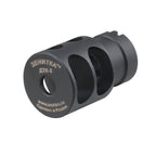 5KU Airsoft Steel Muzzle Brake DTK-2 with a sleek design for improved shooting performance