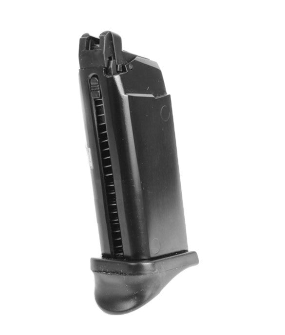 District Airsoft KJW G26 G27 airsoft magazine black metal gas pistol magazine with extended base plate