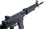CYBERGUN FNC GALIL airsoft black GBBR rifle with long handguard detachable magazine and iron sights