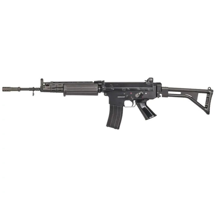 CYBERGUN FNC GALIL airsoft gas blowback rifle GBBR black with folding stock adjustable sights and magazine