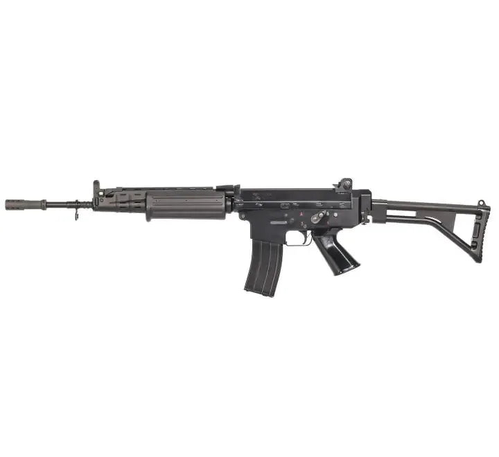 CYBERGUN FNC GALIL airsoft gas blowback rifle GBBR black with folding stock adjustable sights and magazine