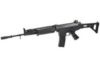 CYBERGUN FNC GALIL airsoft gas blowback rifle GBBR in black with folding stock and long handguard