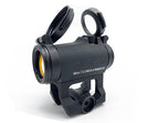 HW MICRO T2 AIRSOFT red dot reflex sight with flip up lens caps and quick detach mount