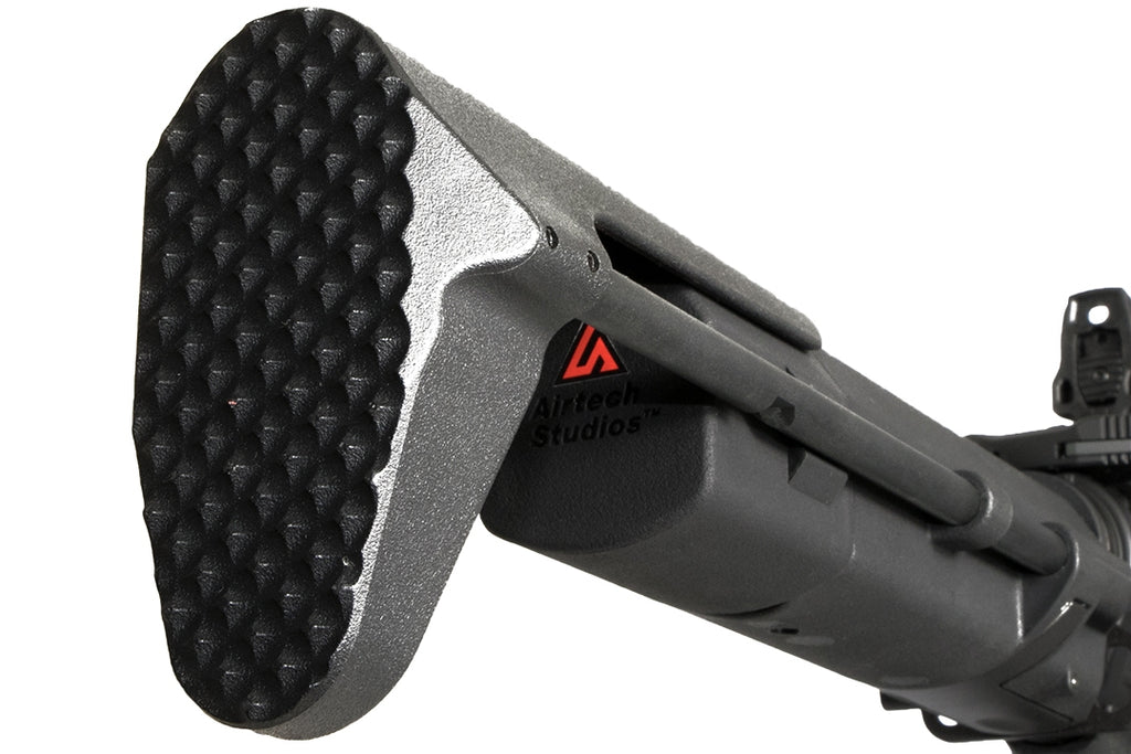 Airtech battery extension kwa with textured black rubber pad for enhanced grip and comfort