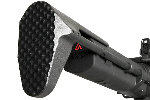 Airtech battery extension kwa with textured black rubber pad for enhanced grip and comfort