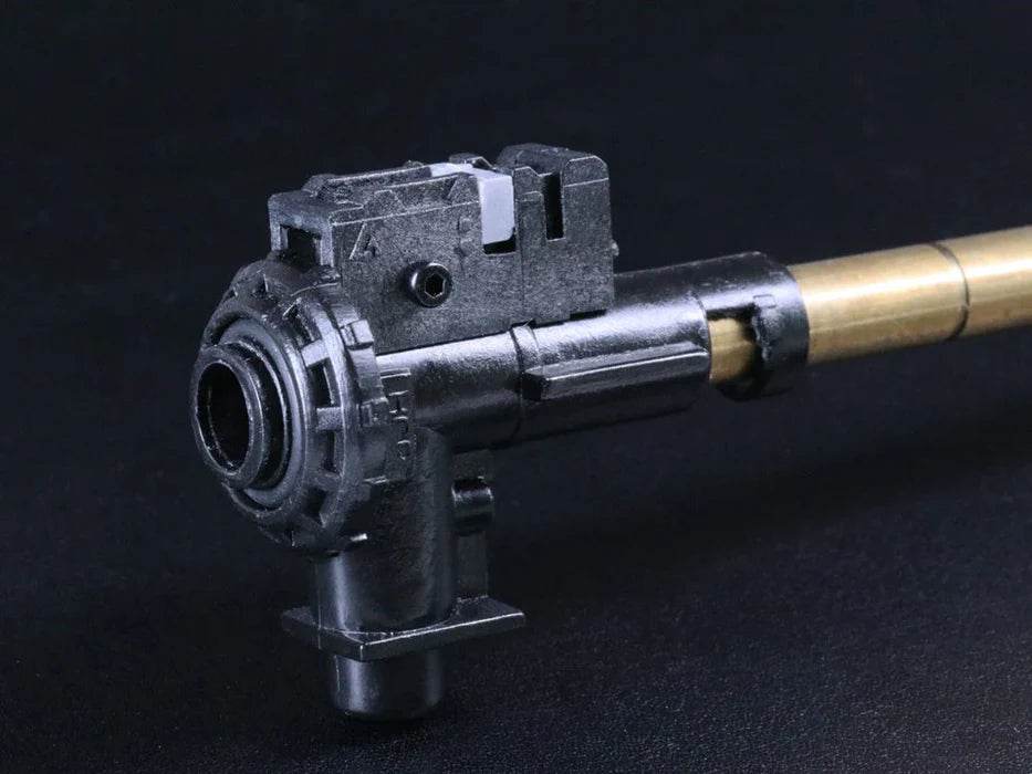 AIRTECH CONVERSION ARES internal component with black and brass parts for airsoft guns