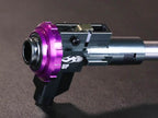 AIRTECH CONVERSION prometheus internal airsoft gun component with purple and black metal parts