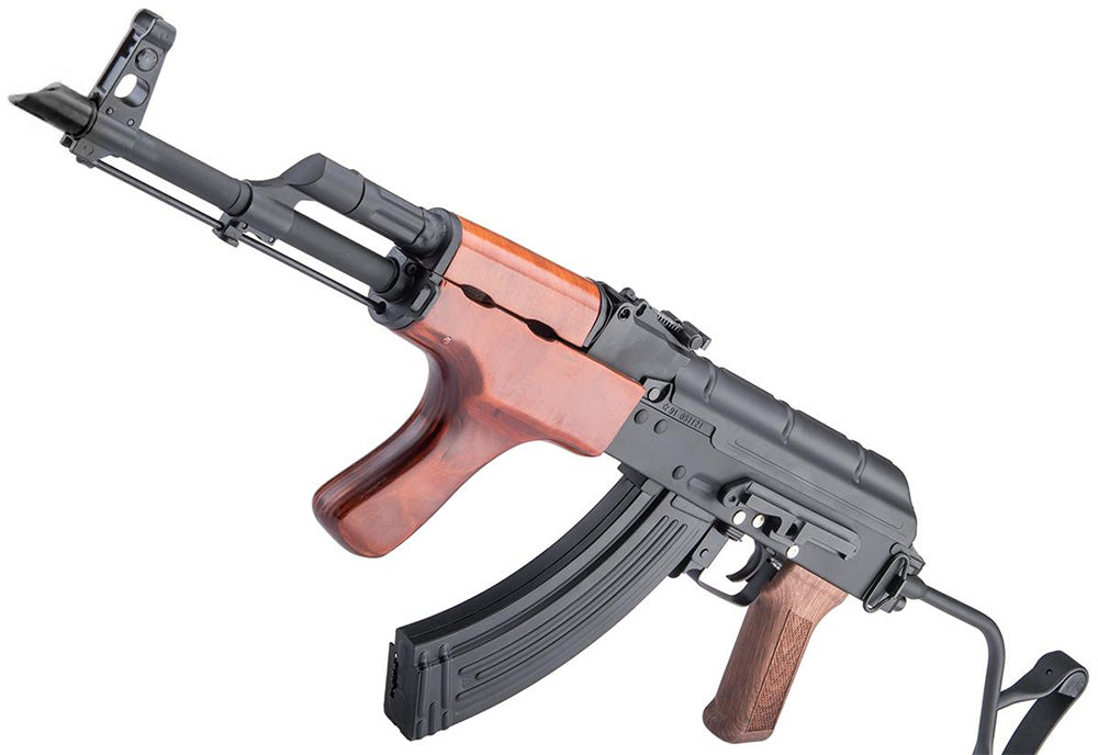 DOUBLE BELL AEG AKM airsoft rifle with realistic wood and metal design for tactical gameplay