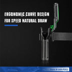 AMOMAX LOW RIDE Holster with ergonomic curve design for speed natural draw