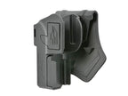 AMOMAX OPEN HOLSTER in Black with Adjustable Retention for Secure Firearm Carry