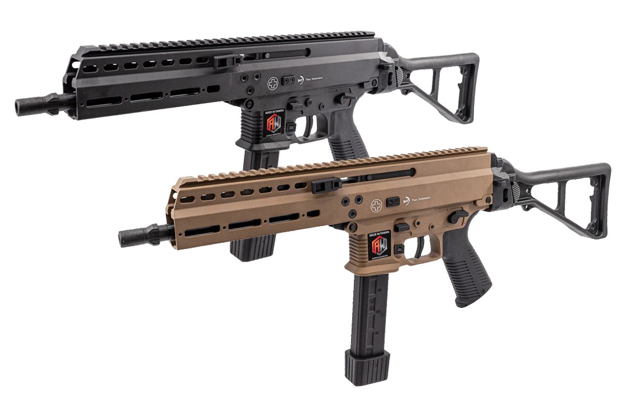 ARCHWICK B&T Airsoft GBBR in Black and Tan with Adjustable Stock and Rail System