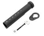 APS BUFFER TUBE 6 POSITION METAL M4 parts including tube, end plate, and screw for firearm assembly