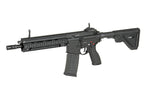 ARCTURUS GR16 AEG AIRSOFT rifle in black with adjustable stock and tactical rail system