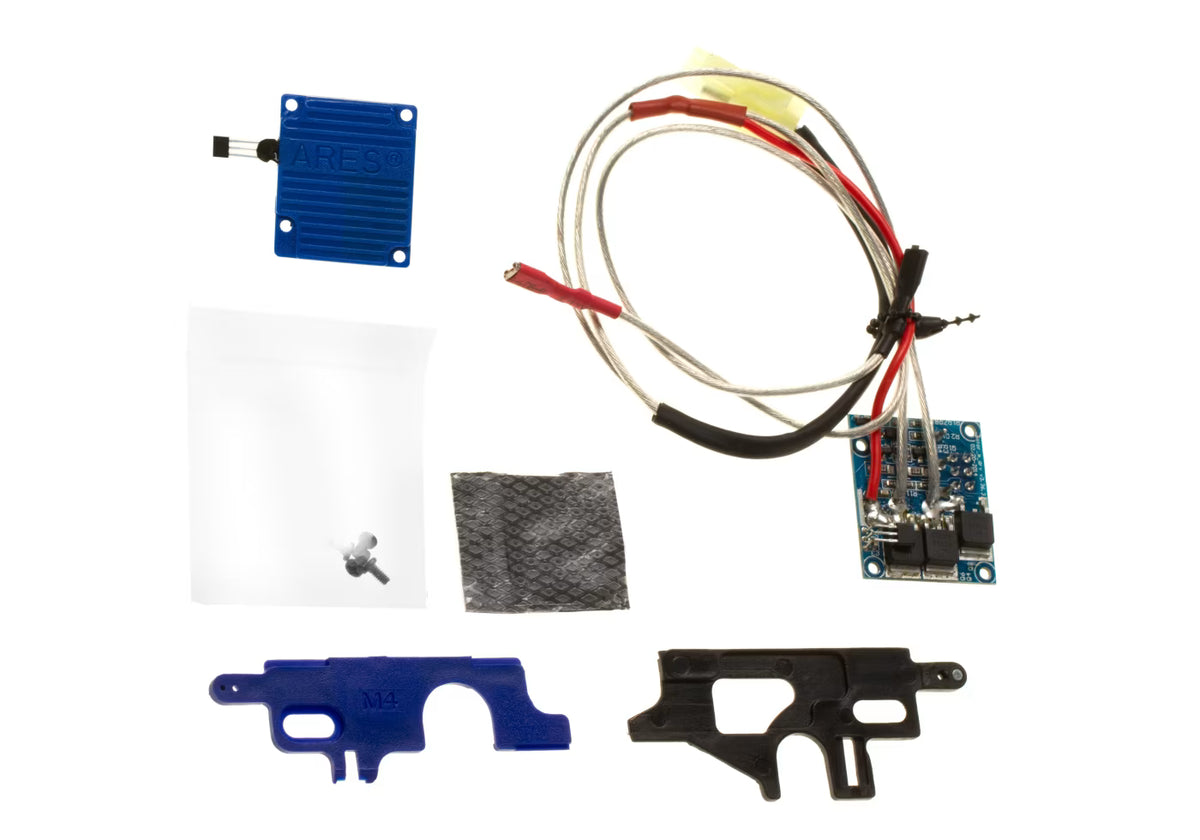 ARES accessories set including ares efcs electronic control unit and wiring components