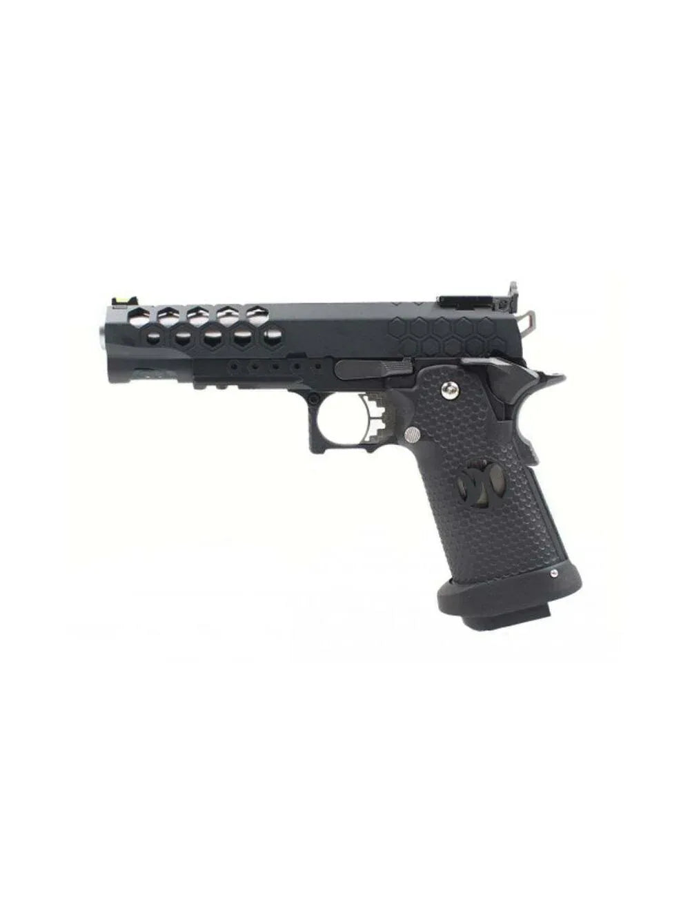ARMORER WORKS COMPETITION HI-SPEED 5.1 Airsoft Pistol with ergonomic grip and sleek design