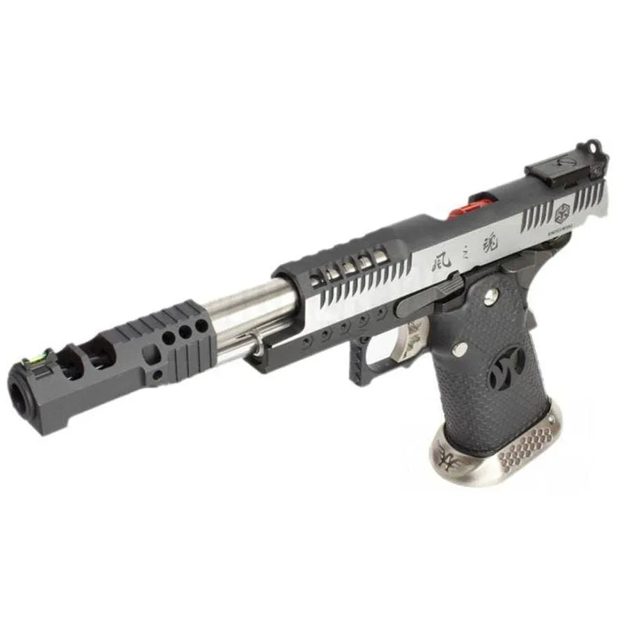 ARMORER WORKS HX24 .38 SUPERCOMP RACE Pistol with Enhanced Features and Sleek Design