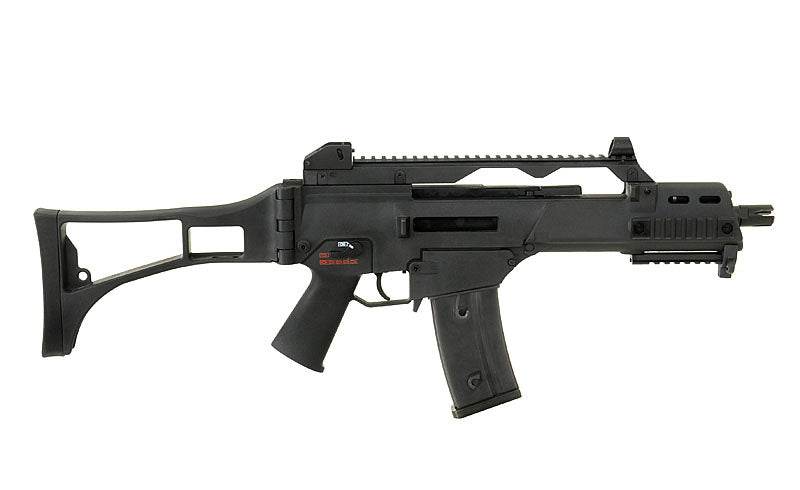 ARMY ARMAMENT GBB R36C AIRSOFT rifle with tactical design and adjustable stock for airsoft enthusiasts