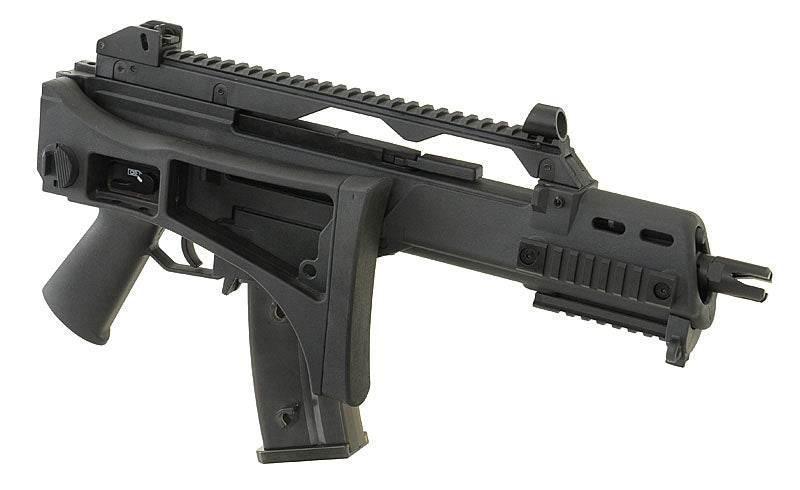 ARMY ARMAMENT GBB R36C AIRSOFT Gun with Tactical Design and Rail System for Custom Accessories