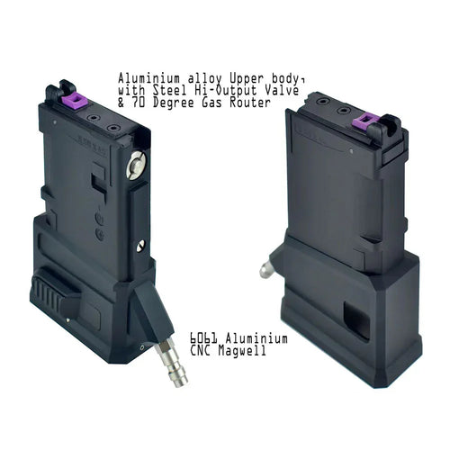 ARMY ARMAMENT M4 HPA ADAPTER with aluminum body and steel valve, designed for optimal airsoft performance