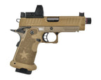 ARMY ARMAMENT R612-5A STACCATO C2 Pistol with Tactical Design and Red Dot Sight